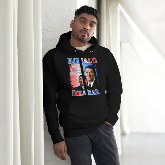 Sweat à Capuche Unisexe - Ronald Reagan