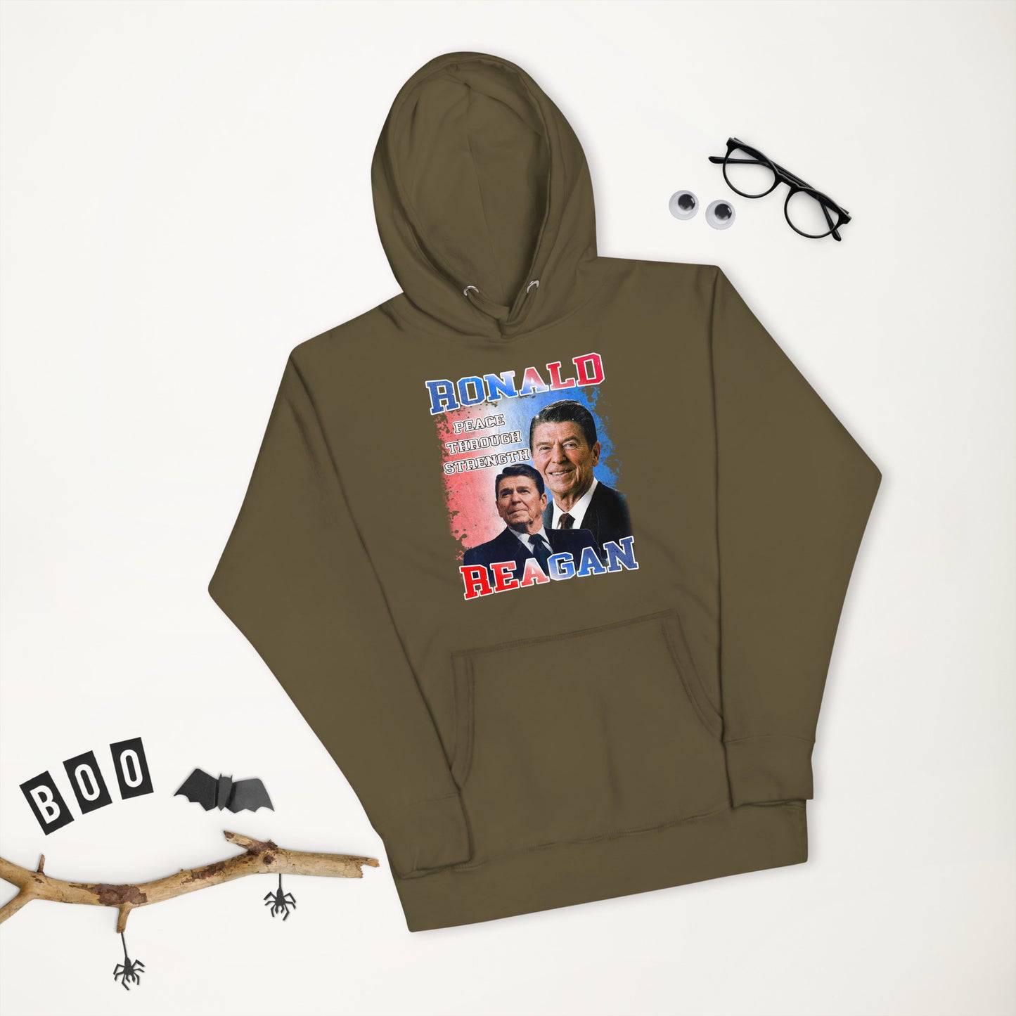 Sweat à Capuche Unisexe - Ronald Reagan
