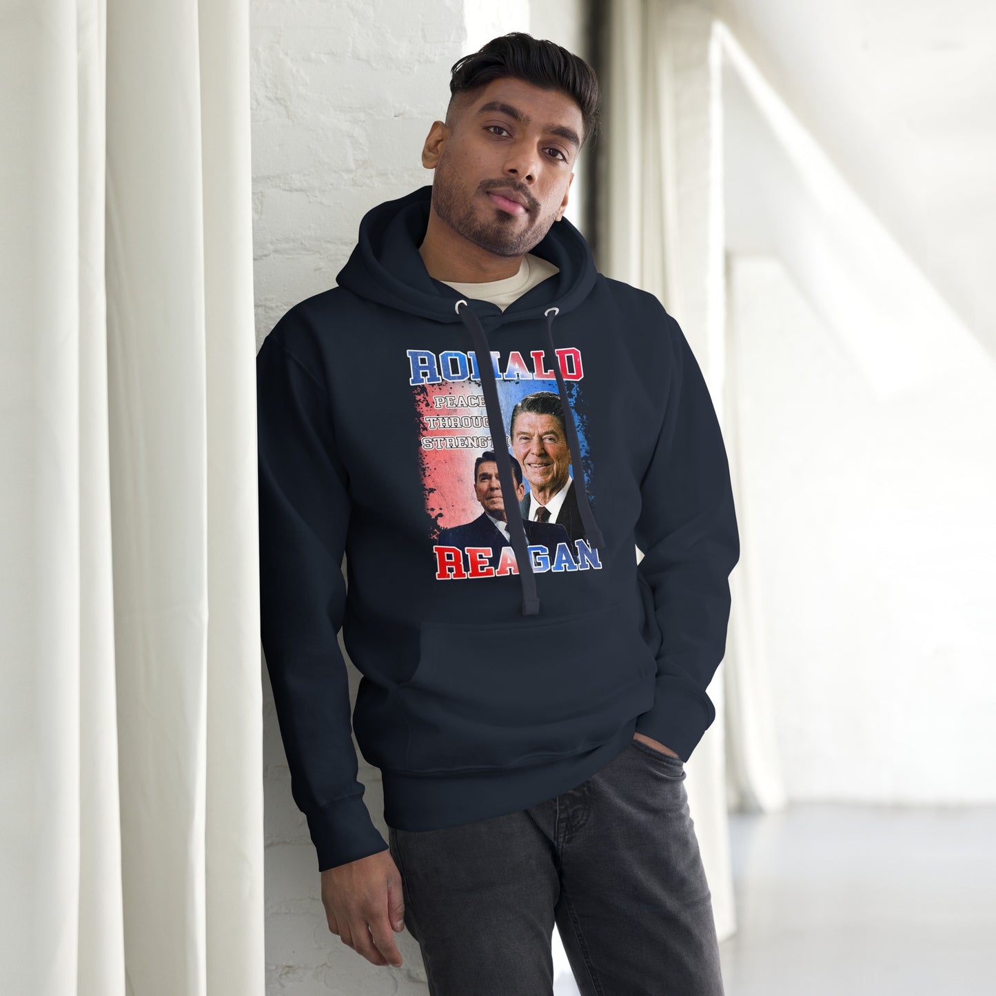 Sweat à Capuche Unisexe - Ronald Reagan