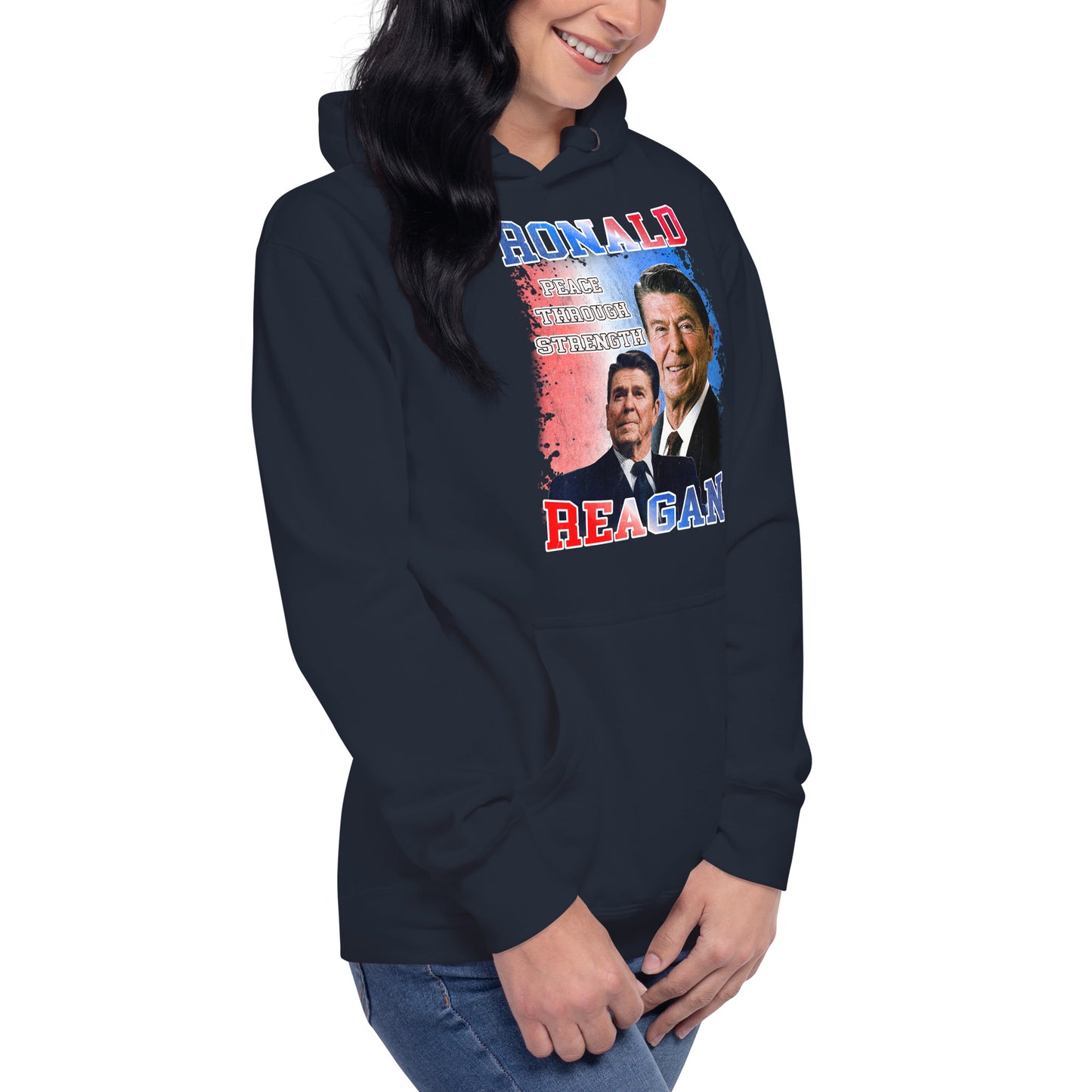 Sweat à Capuche Unisexe - Ronald Reagan