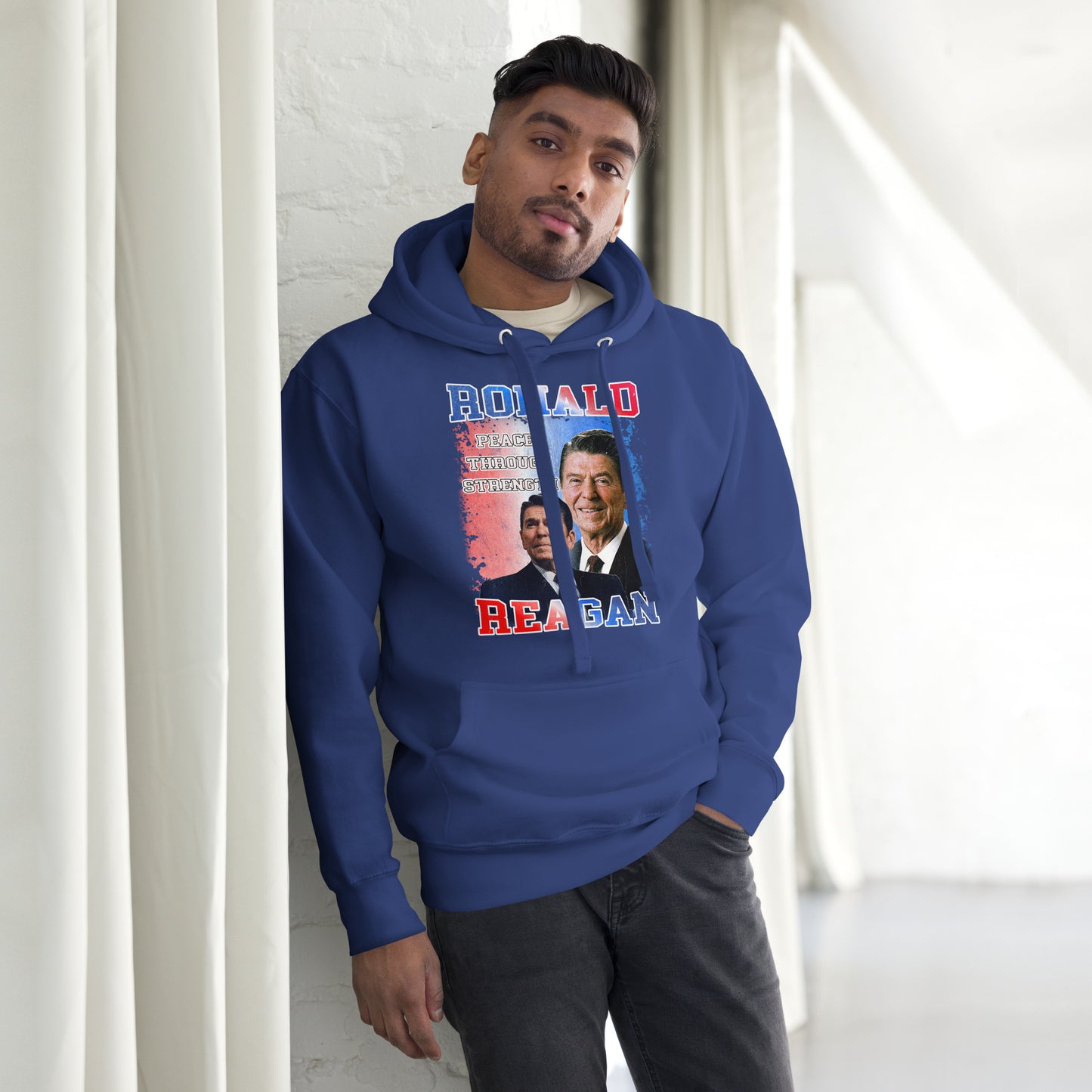 Sweat à Capuche Unisexe - Ronald Reagan